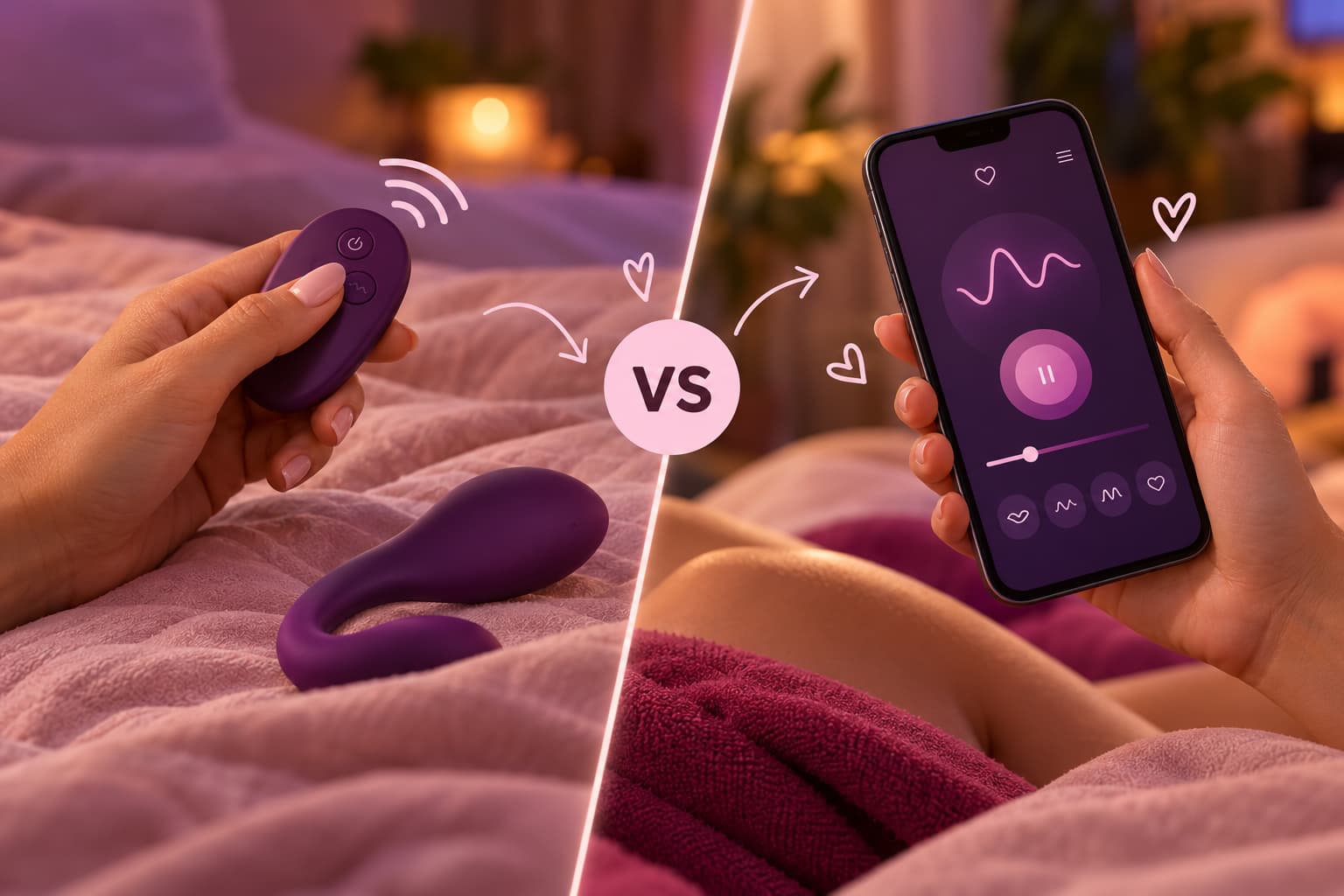 Vibrator met afstandsbediening of app - zo maak je de keuze