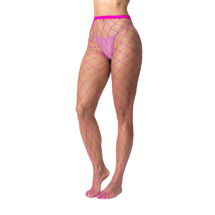 Mapalé Roze Netpanty Met Grove Ruit
