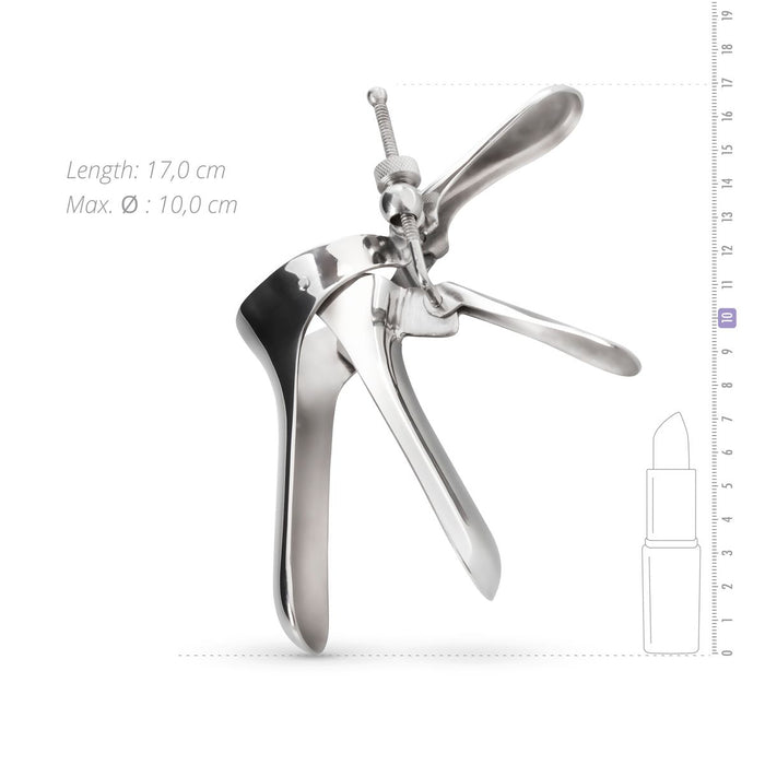 Sinner Gear Grote RVS Vaginale Speculum Met Verstelbare Opening