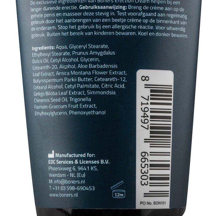 Boners Erectiecrème Met Ginkgo Biloba 100 ml
