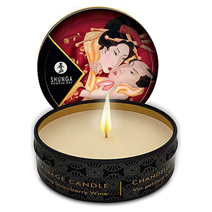 Shunga Massagekaars Aardbei 30 ml