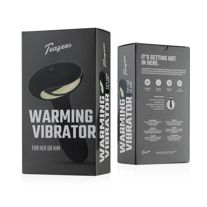 Teazers Anale Vibrator Zwart 13 cm