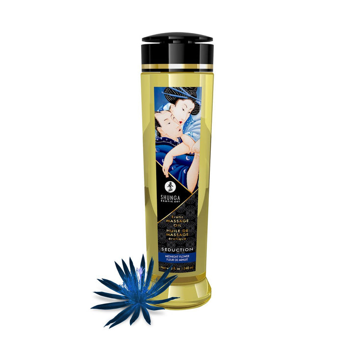 Shunga Massageolie Seduction Midnight Flower 240 ml