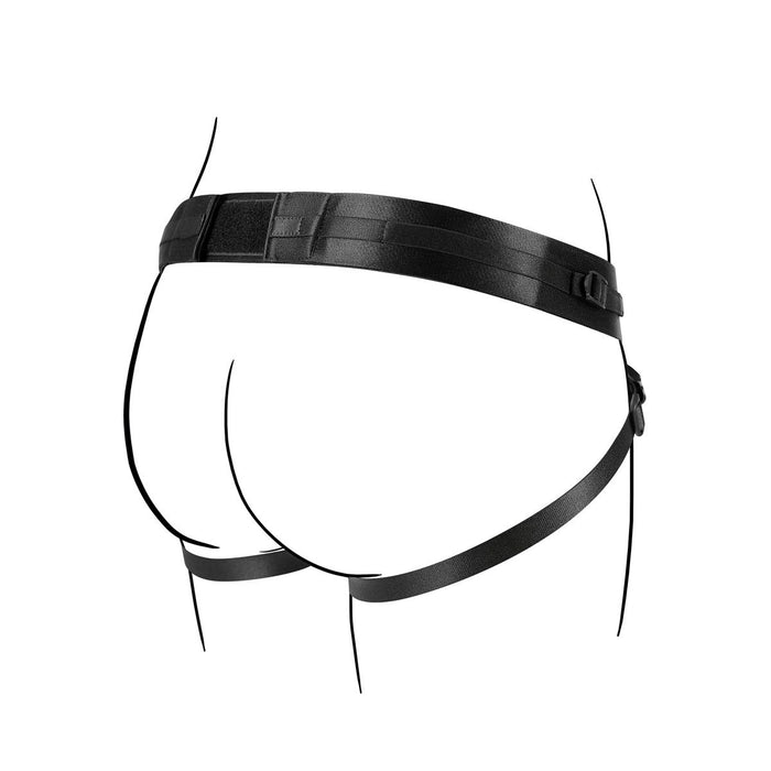 No-Parts Jordan Verstelbaar Strap-on Harnas  Met Enkele Ring