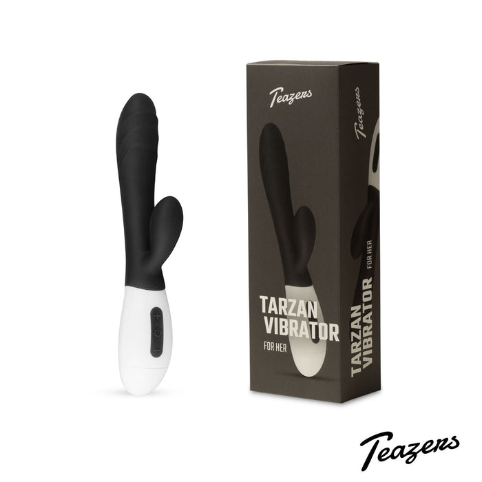 Teazers Tarzan Vibrator Zwart 20 cm