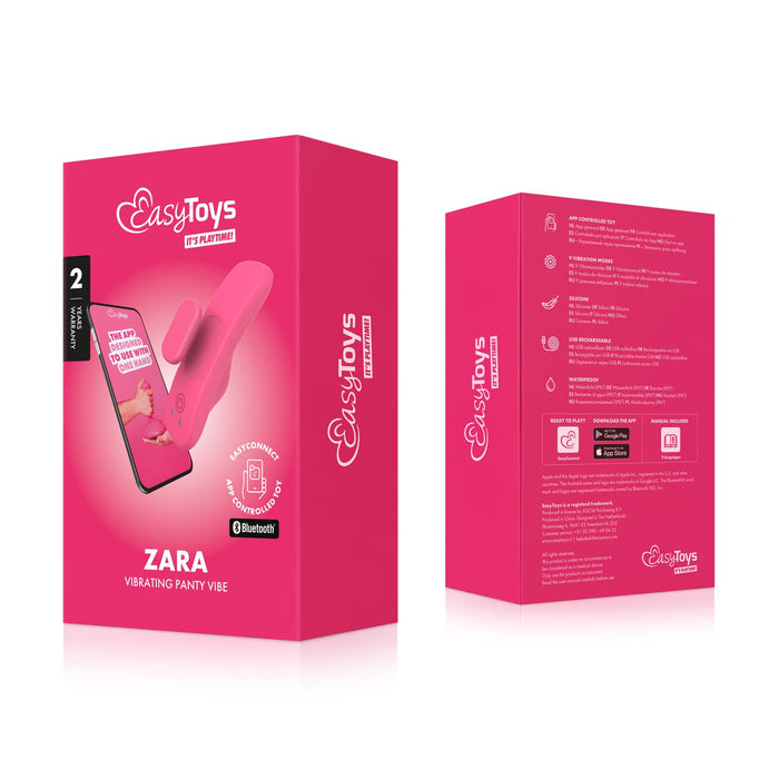 EasyToys Zara Panty Vibrator Met App