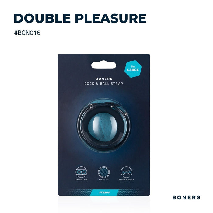 Boners Verstelbare Cock & Ball Strap - Groot