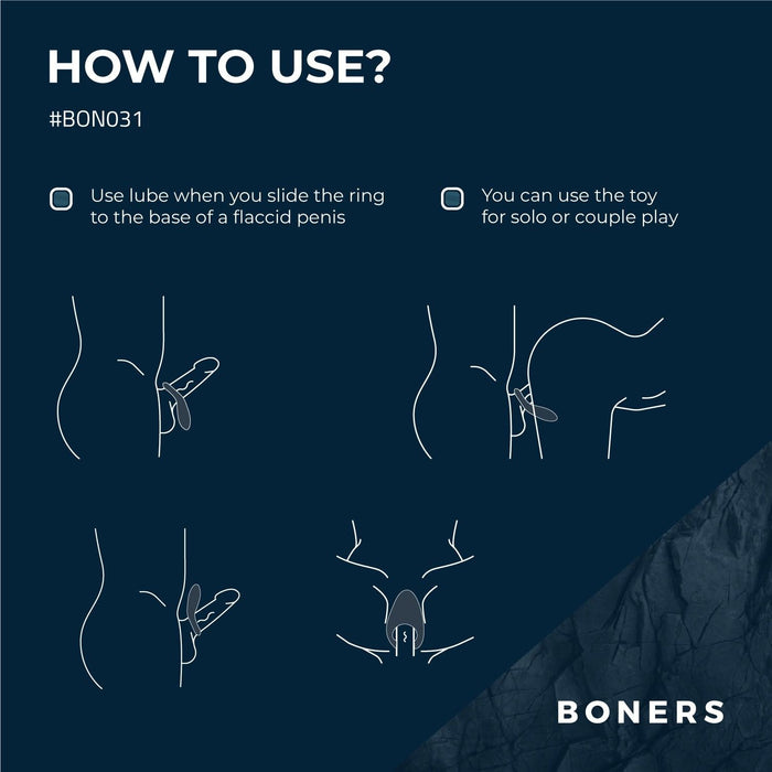 Boners Krachtige Vibrerende Cockring