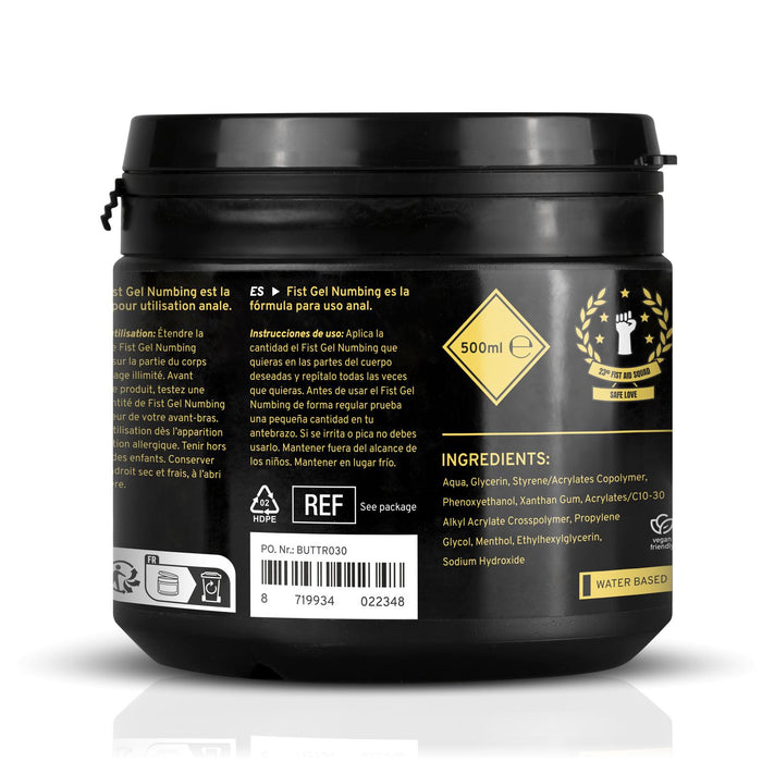 Buttr Fist Gel Numbing 500 ml
