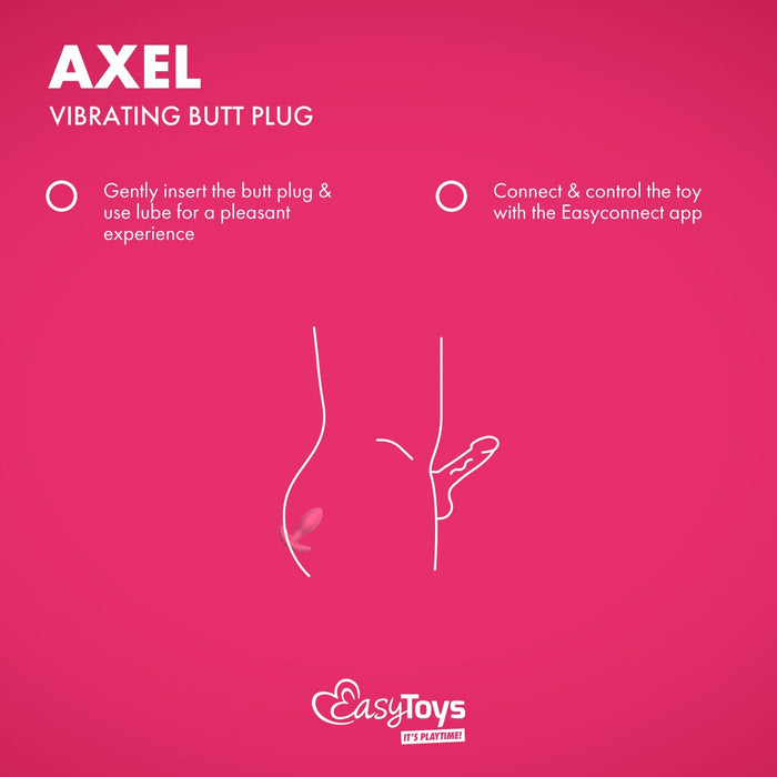 EasyToys Axel Vibrerende Buttplug Met App 10 cm