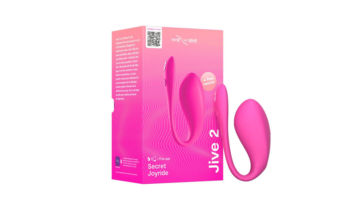 We Vibe Jive 2 Met Afstandsbediening En App Roze