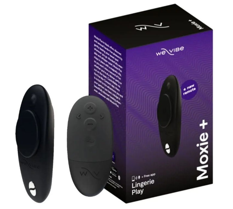 We Vibe Moxie+ Clitoris Panty Vibrator Remote & App Zwart