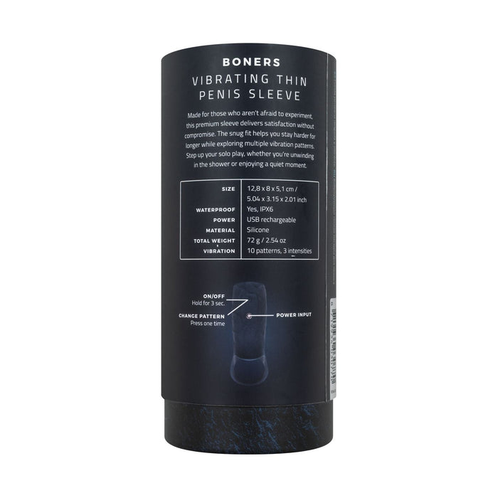 Boners Vibrerende Penissleeve Met Scrotumring
