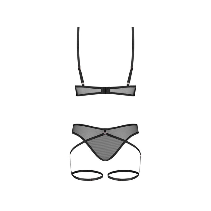 Obsessive Euridia Lingerie Set 2 Stuks Zwart