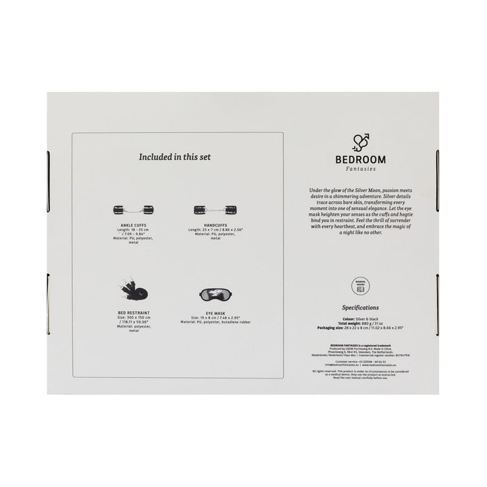 Bedroom Fantasies Silver Moon Fantasy Play Kit Bed Restraint