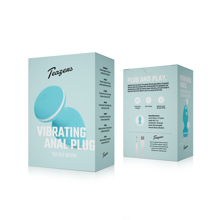 Teazers Blanca Vibrerende Buttplug 8 cm