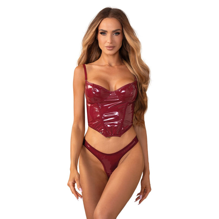 Obsessive Redya Korset & String Rood