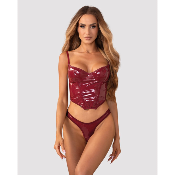 Obsessive Redya Korset & String Rood