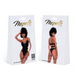 Mapalé Alluring Bodysuit Wet Look Zwart