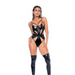 Mapalé Bodysuit Wet Look Zwart