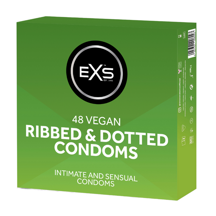 EXS Ribbed & Dotted Condooms 48 Stuks