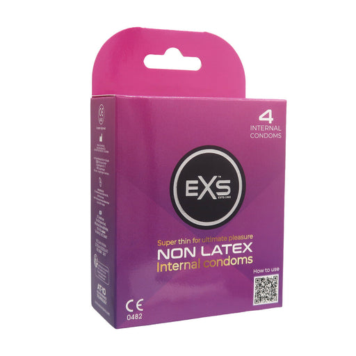 Exs Non Latex Internal Condoms 4 Pieces