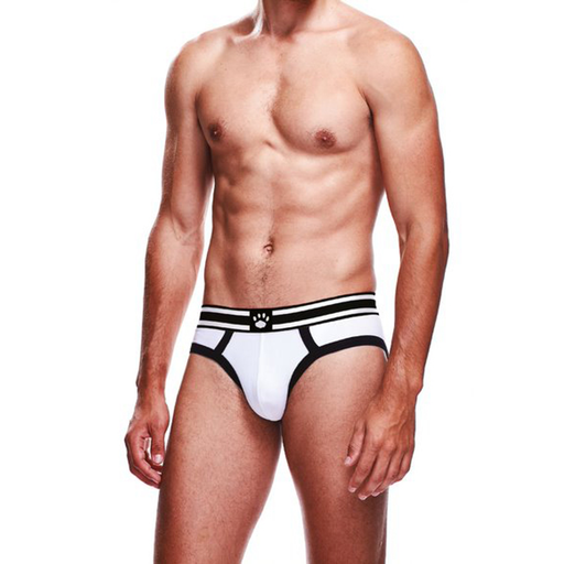 Prowler Brief White/black