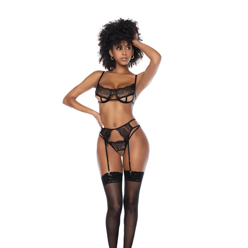 Mapalé Yours Truly Lingerie Setje Zwart