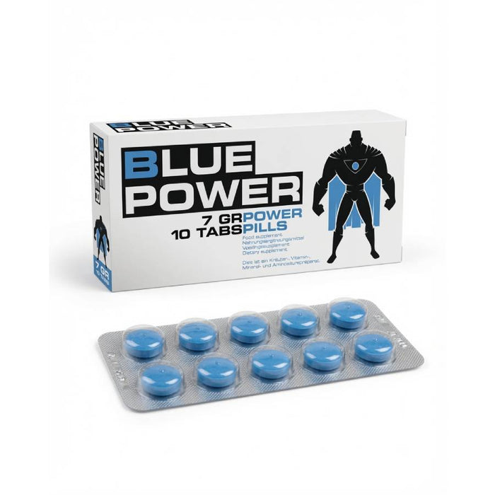 Blue Power Natuurlijke Erectiepillen 10 Stuks