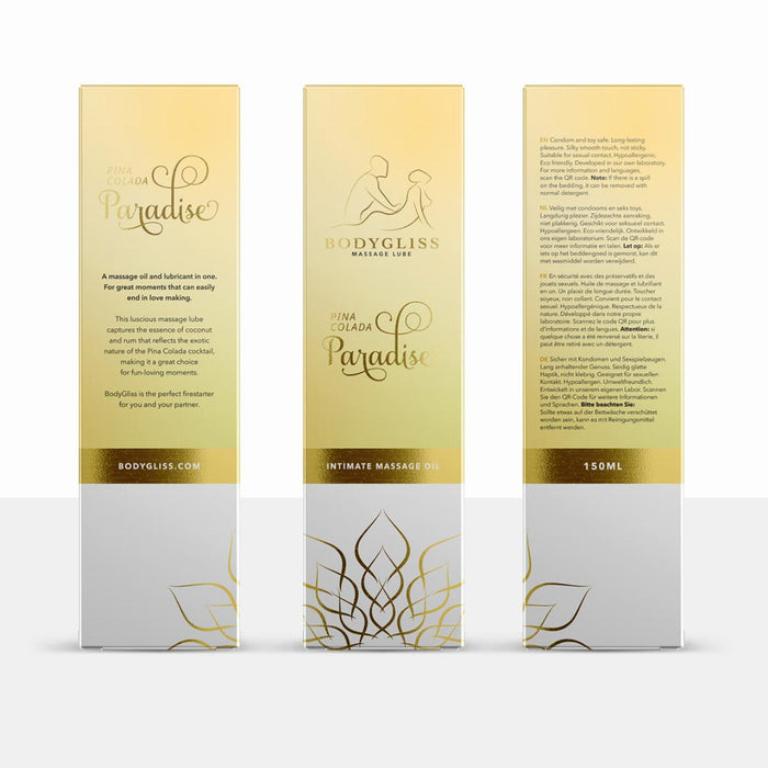BodyGliss Massage Olie Pina Colada Paridise 150 ml