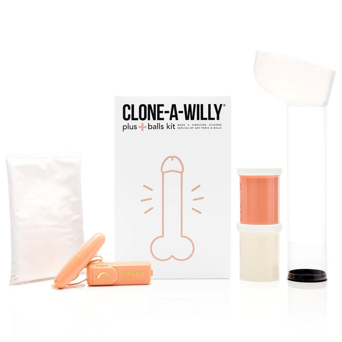 Clone-A-Willy Penis Plus Balls Dildo Kit Light Tone