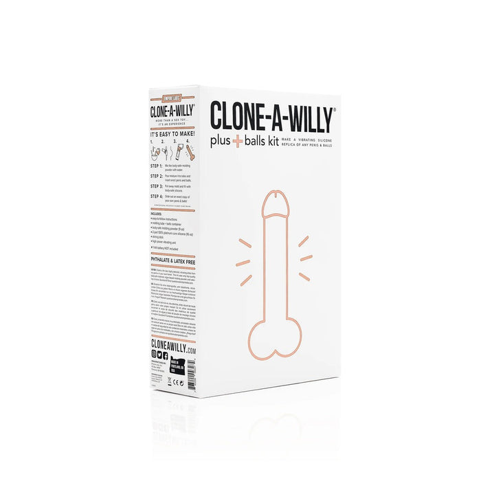 Clone-A-Willy Penis Plus Balls Dildo Kit Light Tone