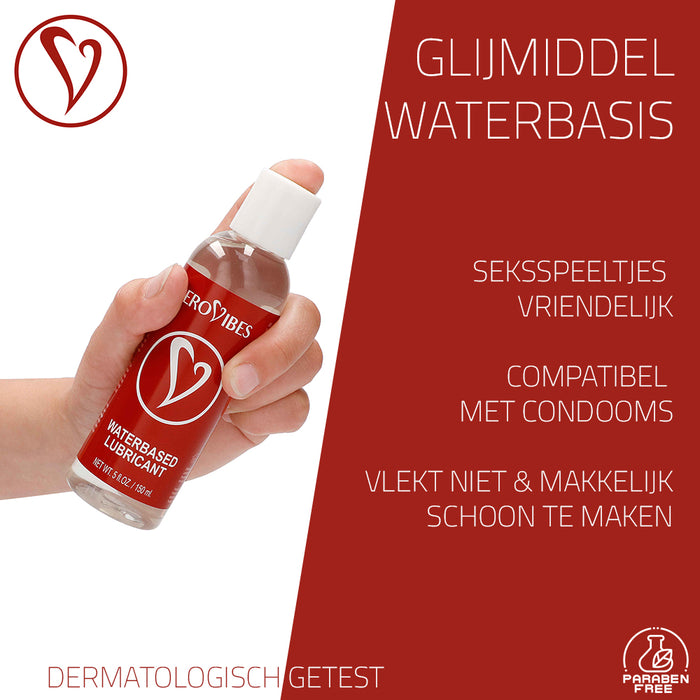 Erovibes Glijmiddel Op Waterbasis 150 ml + GRATIS Toy Cleaner