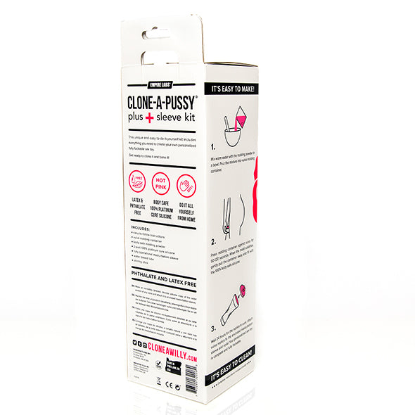 Clone-A-Pussy Plus+ Silicone Casting Kit Hot Pink