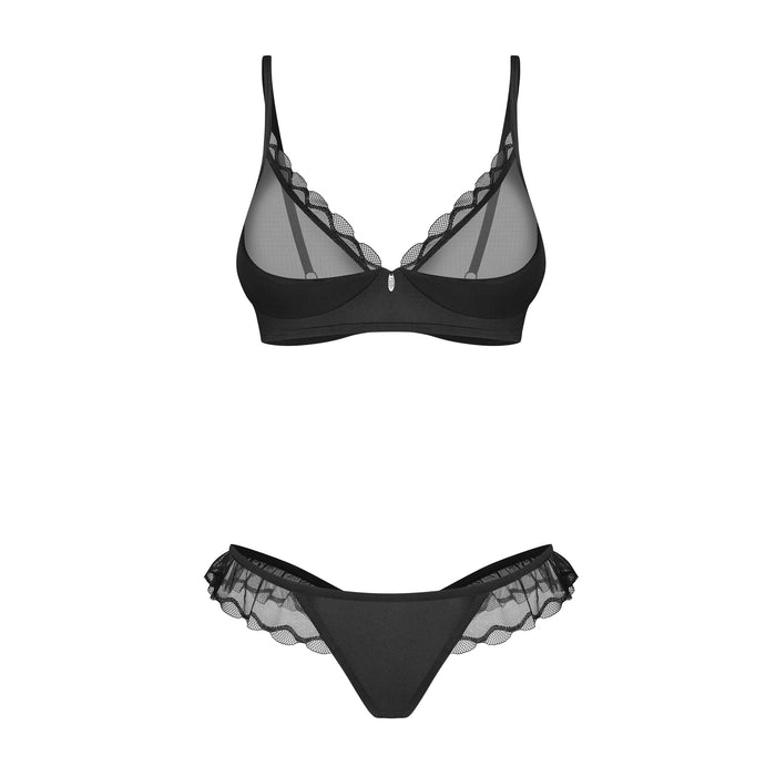 Obsessive Stelisa Lingerie Set Zwart 2 Stuks