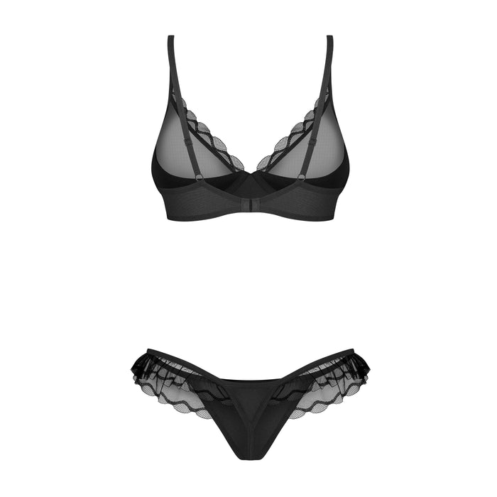 Obsessive Stelisa Lingerie Set Zwart 2 Stuks