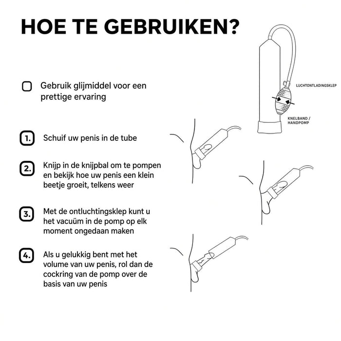 Erovibes Maximus Penispomp Met Gratis Penisring