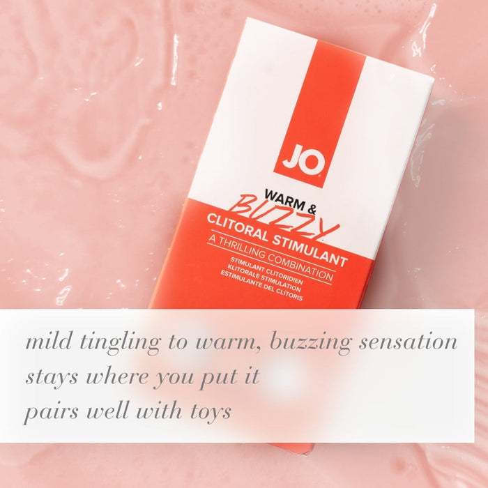 System JO For Her Warm & Buzzy Stimulerende Clitoris Gel 10 ml