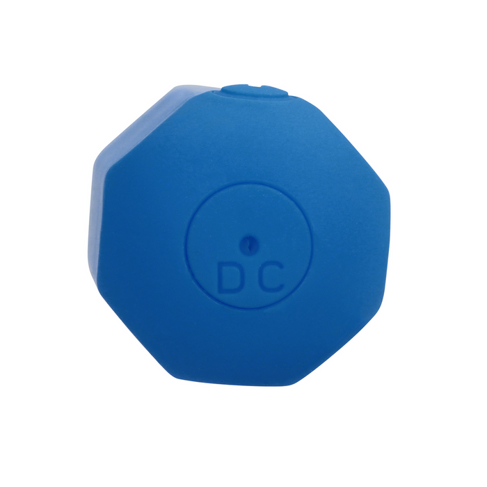 Loveline Hexagon Shaped Bullet Vibrator Jetset Blue 7 cm
