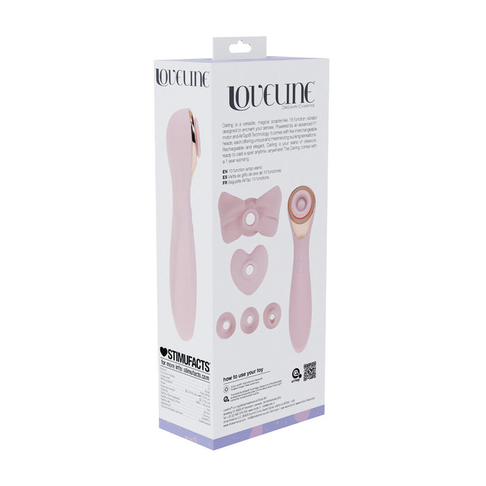 Loveline Darling Luchtdrukvibrator Met 5 Opzetkoppen