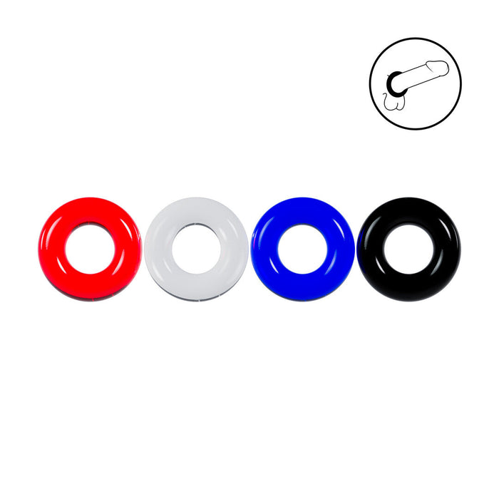 Levelz Multicolor Cockring Set