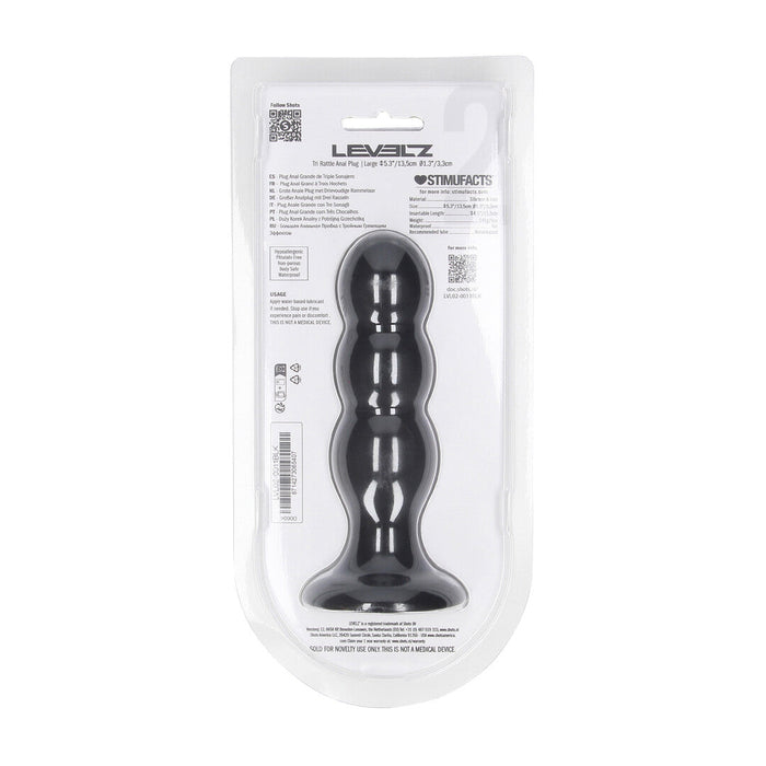 Levelz Tri Rattle Buttplug 13,5 cm