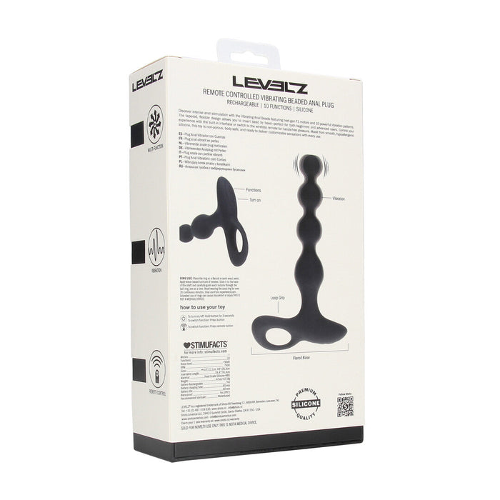 Levelz Vibrerende Buttplug Met Afstandsbediening 20 cm