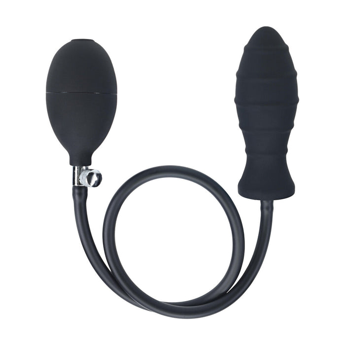 Levelz Ribbed Opblaasbare Buttplug 12 cm