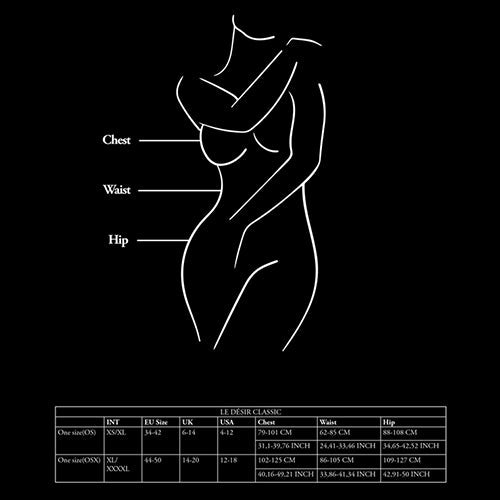 Le Désir Leda Body Met Gekruiste Halslijn
