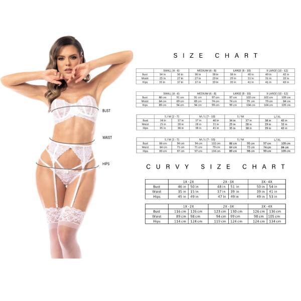 Mapalé Lingerie Setje Glanzend Roos