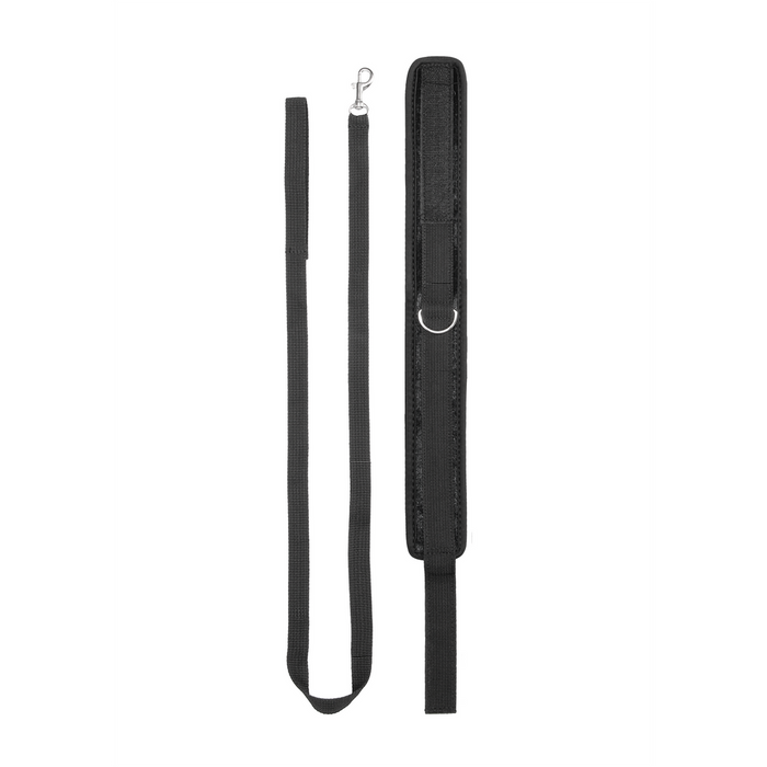 Ouch! Velvet Verstelbare Halsband Met Ketting