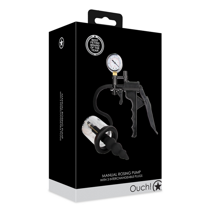 Ouch! Handmatige Buttplug Pomp 11 cm