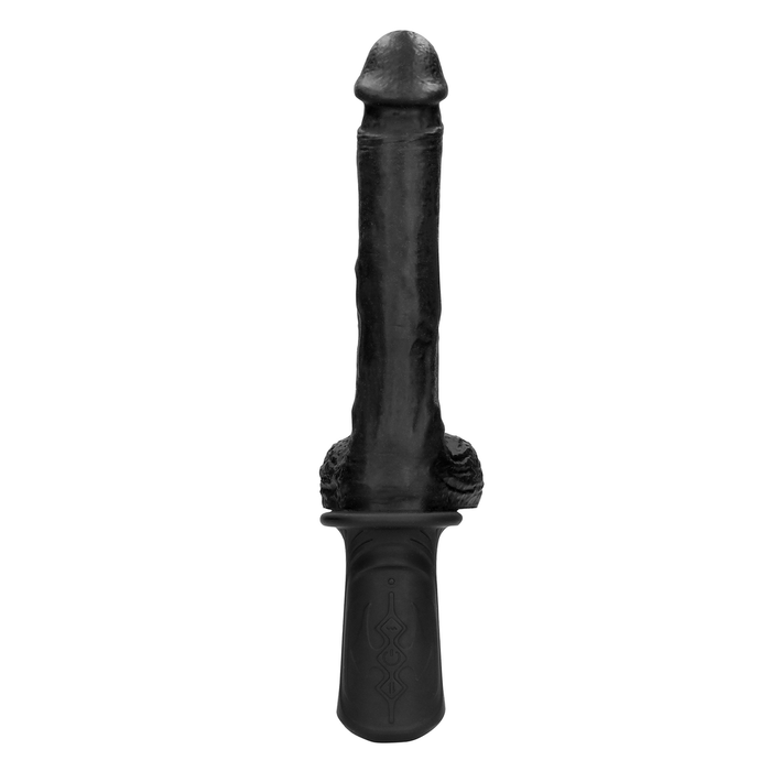 Ouch! Vibrerende Stotende Dildo Met Handvat