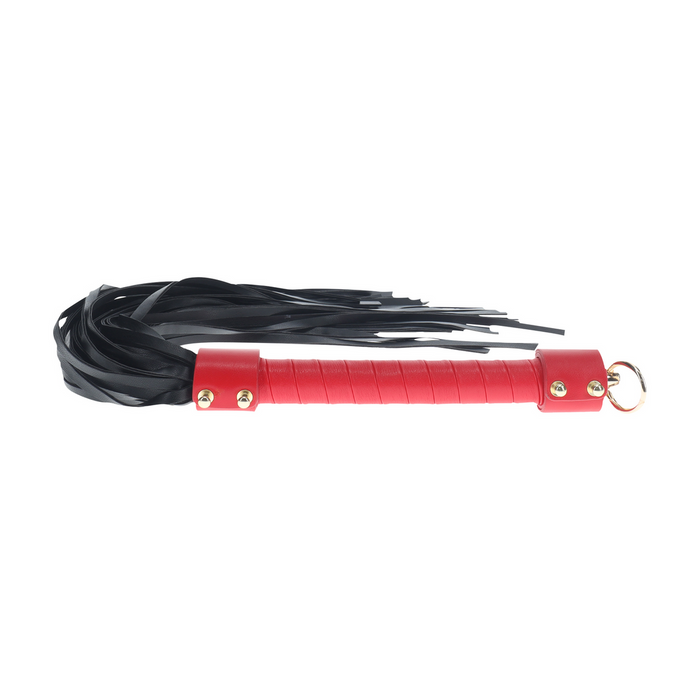 Ouch! Milan Collection Flogger Black/red